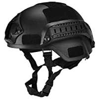 Los mejores  - Eamqrkt - Casco táctico militar para airsoft- paintball- con soporte para cámara deportiva y visión nocturna
